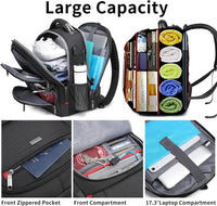 50L Wasserdichter extra großer Reise-Laptoprucksack mit USB-Anschluss