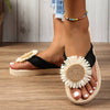 Boho Slip-On Sandalen mit Blumenmuster – Marivi