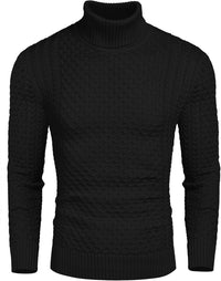 Casual Knitted Men's Turtleneck - Sander