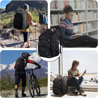 55L Extra-Großer Reise-Laptop-Rucksack mit USB-Ladefunktion und RFID-Schutz