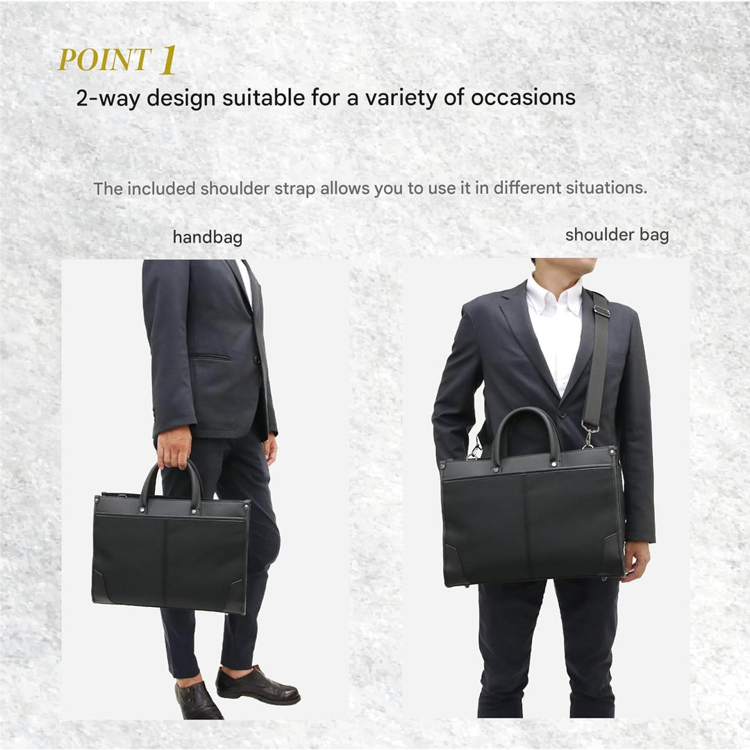 Professionelle 2-Wege-Business-Laptoptasche mit organisierter Aufbewahrung