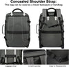 Erweiterbarer 45–55L Wasserdichter Reiserucksack mit 46,5 cm Laptopfach