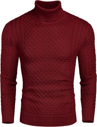 Casual Knitted Men's Turtleneck - Sander