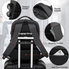 Wasserdichter Reise-Laptoprucksack mit USB-Anschluss und organisierter Aufbewahrung