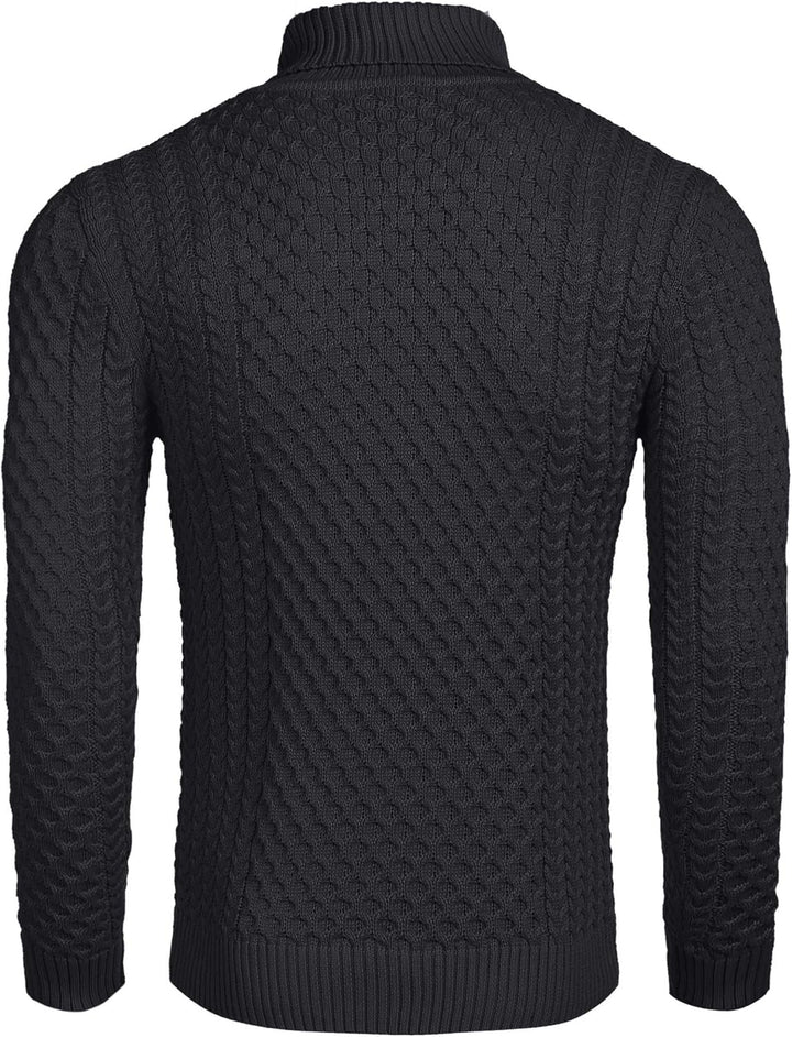 Casual Knitted Men's Turtleneck - Sander