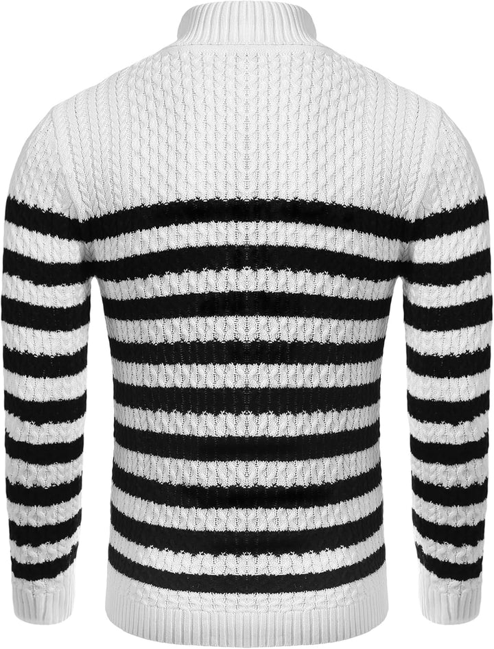 Casual Knitted Men's Turtleneck - Sander