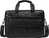 Premium Rindsleder 15” Business-Aktentas mit Organizer-Fächern