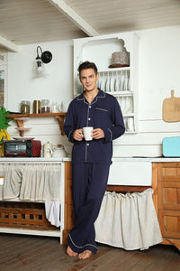 Comfortable Cotton Men's Pajamas - Leo