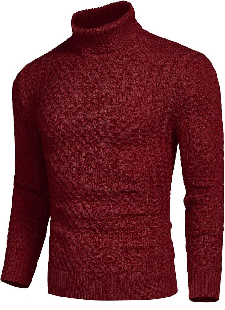 Casual Knitted Men's Turtleneck - Sander