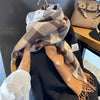 Gestreifter Damen Schal aus Polyester für Herbst & Winter – Aurelie