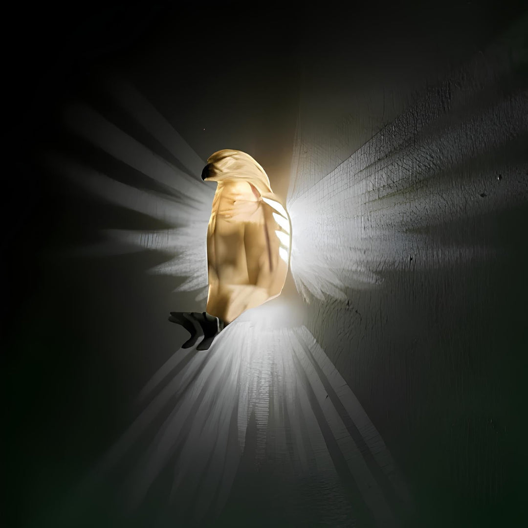 Beleuchtete Flügel Wandleuchte - LumaWings