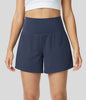 Atmungsaktiv & Schnell trocknend High-Waist Fitnessshorts Damen – Mirabella
