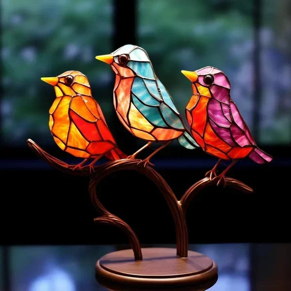 Bunte Glasvögel für schickes Interieurdesign - ChicGlass Birds