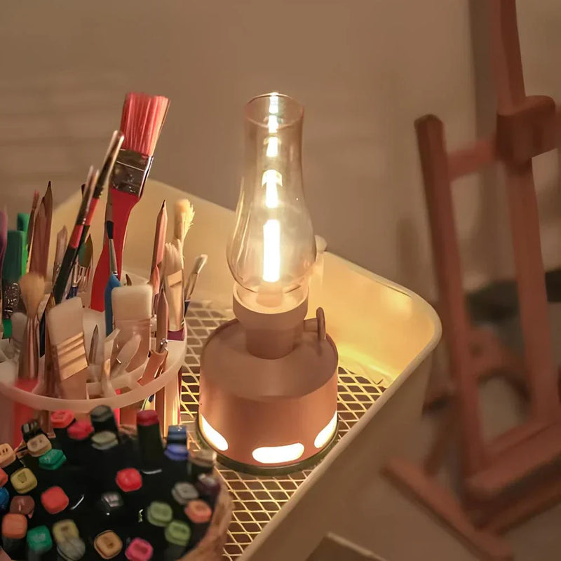 Wiederaufladbare Vintage LED Laterne - LumaLantern