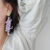 Wisteria Quasten-Ohrringe mit Waldthema – Aurelia