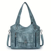 Vintage-Stil Vegane Leder Schultertasche - Marivelle