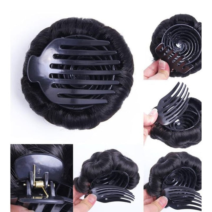 Flower-shaped Hair Clip with Hair Extension – Fiora