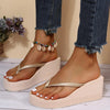 Damen Plateau-Pantoletten mit Clip-Zehen-Design – Riviera