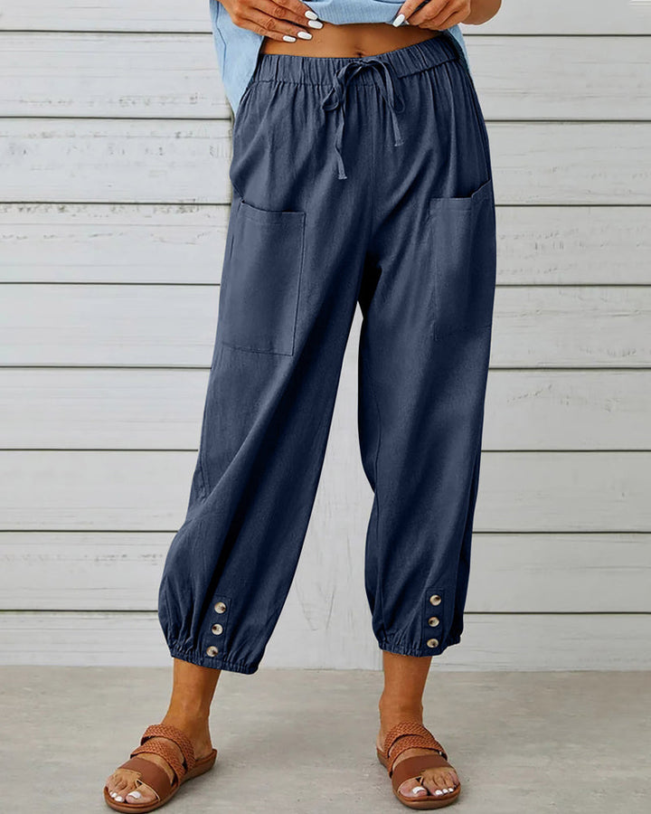 Hoch Taillierte Damenhose – Olivia