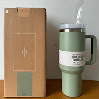 Vacuum Insulated Cup with Lid and Straw – ThermoTumbler
