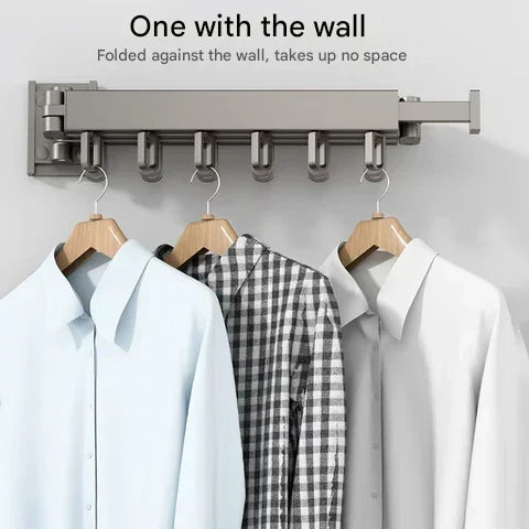 Wall-mounted drying rack for clothes – Dryvo