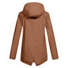 Trendige Damen Regenjacke mit Kapuze - Liora