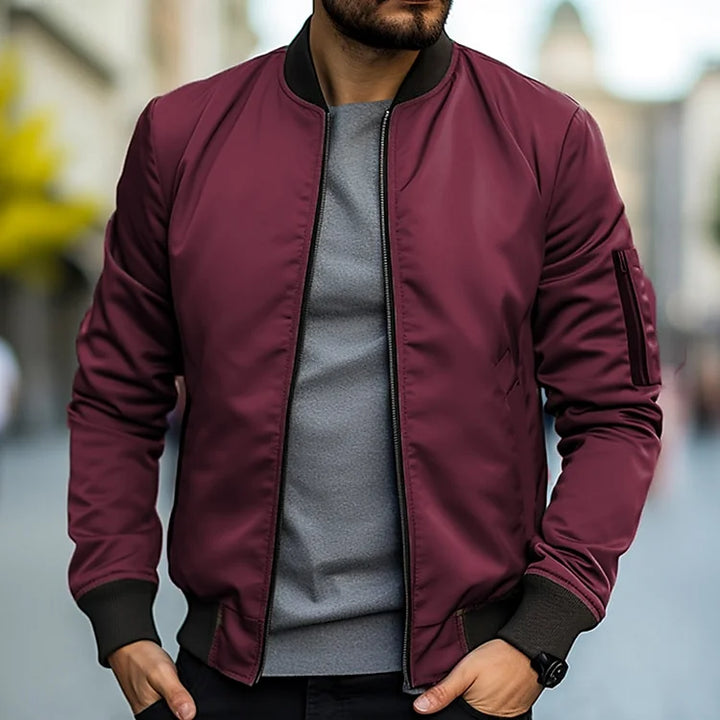 Herren Bomberjacke mit Armtasche – Jaron Herbstedition