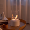 Klassische Öllampe mit offener Flamme - Lumora