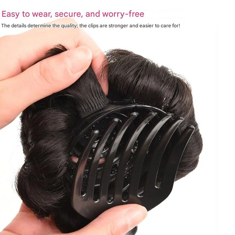 Flower-shaped Hair Clip with Hair Extension – Fiora