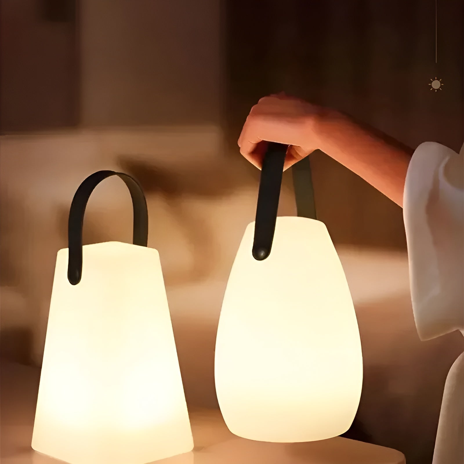 Wasserdichte Drahtlose LED Tischlampe für Innen & Außen - Lumora