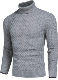 Casual Knitted Men's Turtleneck - Sander