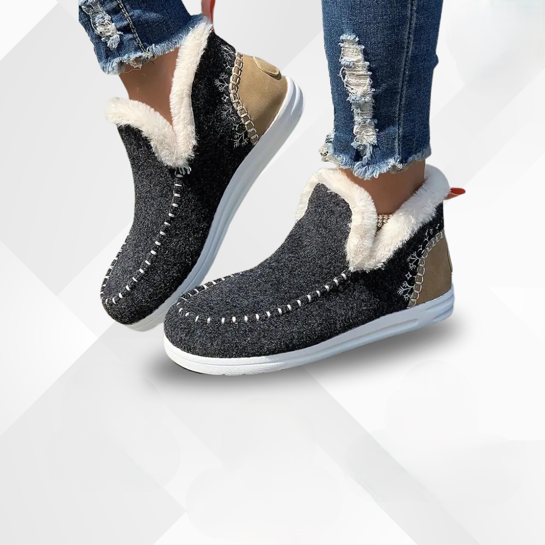 Damen Komfortschuhe mit Plüschfutter – Valeria