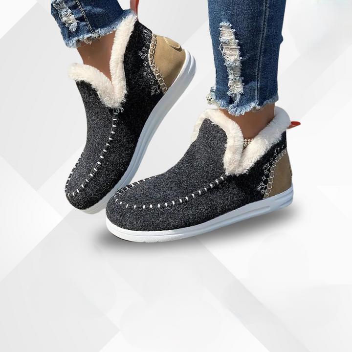 Damen Komfortschuhe mit Plüschfutter – Valeria