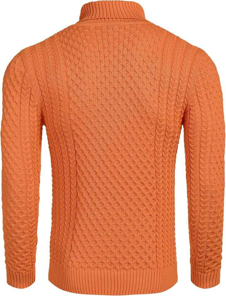 Casual Knitted Men's Turtleneck - Sander