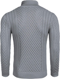Casual Knitted Men's Turtleneck - Sander