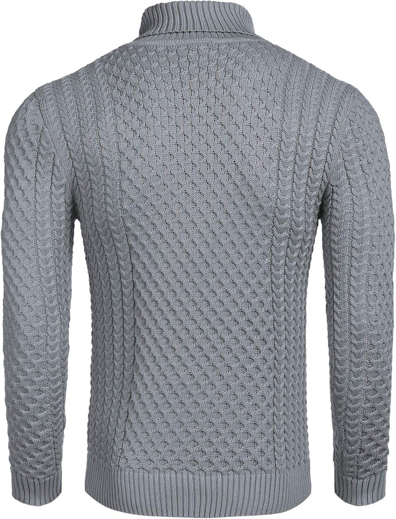 Casual Knitted Men's Turtleneck - Sander