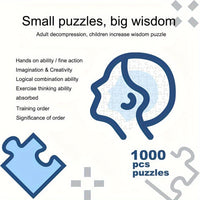 1000-teilige Runde Sternzeichen-Puzzle - ZodiacDreams