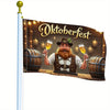 Oktoberfest Gartenflagge – BierFest Mann Oktoberfest 2025
