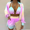 Stylisches 3-teiliges Sommeroutfit für Strand und Pool - TropenGlow