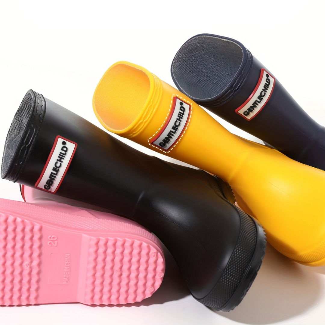 Kinder Gummistiefel einfarbig und wasserfest – Noah