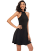 Stilvolles Damen Sommerkleid mit Halterkragen – Malia