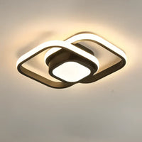 Moderne LED-Deckenleuchte mit Doppelring-Design – Twilight Rings
