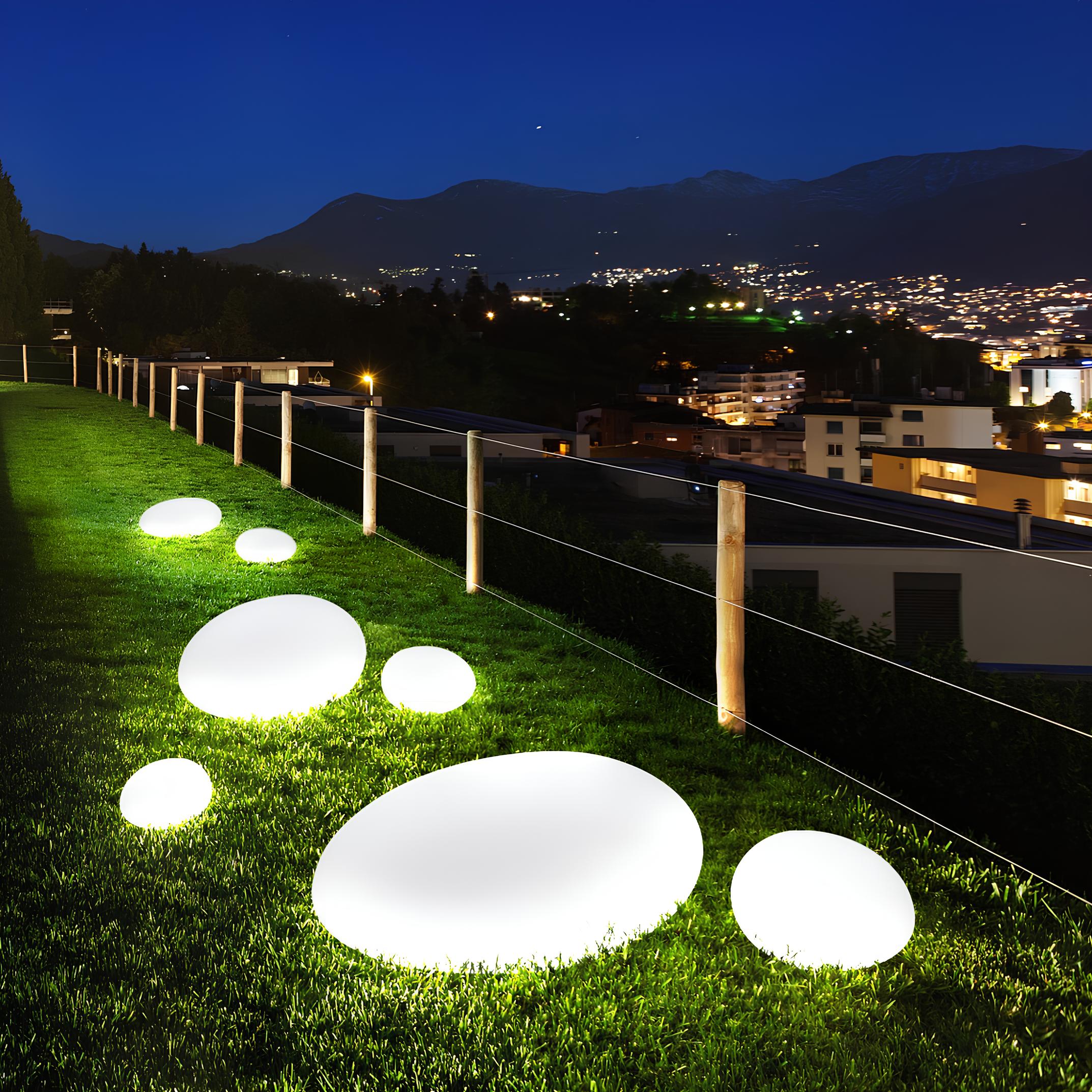 Stimmungsvolle Kabellose Gartenlampe - LumaStone