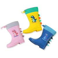Colorful children's rubber boots with animal motifs – Leo