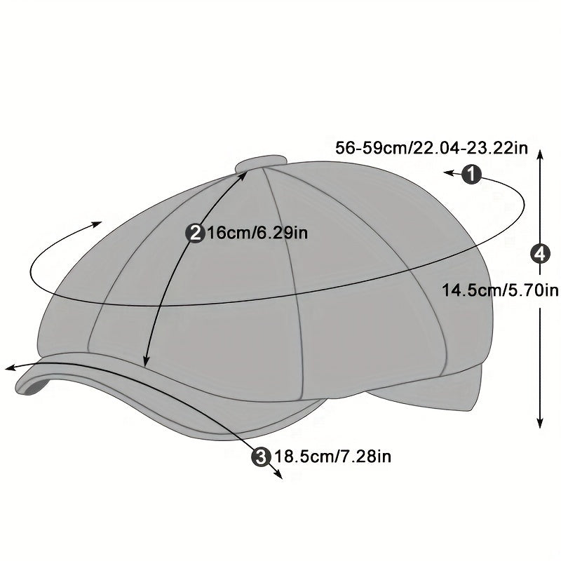 Luftige Retro-Herrenkappe für Frühling und Sommer – Alfie