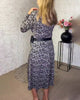 Stilvol und Vielseitig: Kleid mit Kragen und Print – Iris