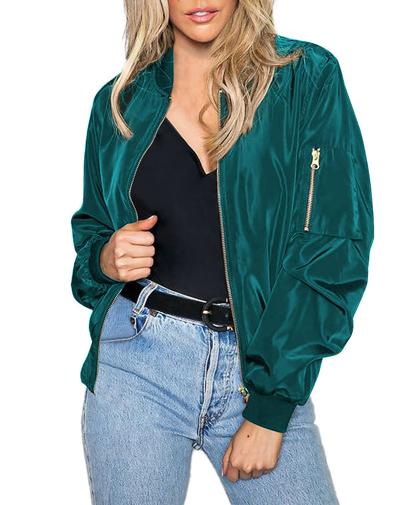 Modische Streetwear-Bomberjacke – Daniela