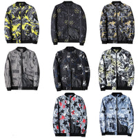 Abstract Bedruckte Herren-Bomberjacke - Enzo