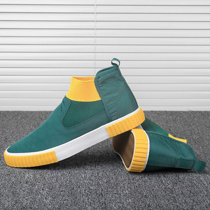 Herren Canvas-Sneaker mit High-Top-Design – Lennard