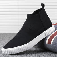 Herren Canvas-Sneaker mit High-Top-Design – Lennard